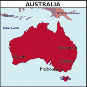 Map of Australia