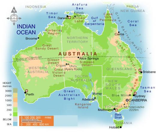 Printable Map Of Australia Pdf Detailed Maps Of Australia