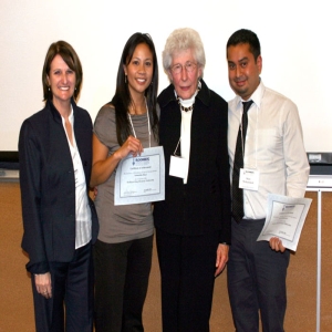 Award Ceremony with donor